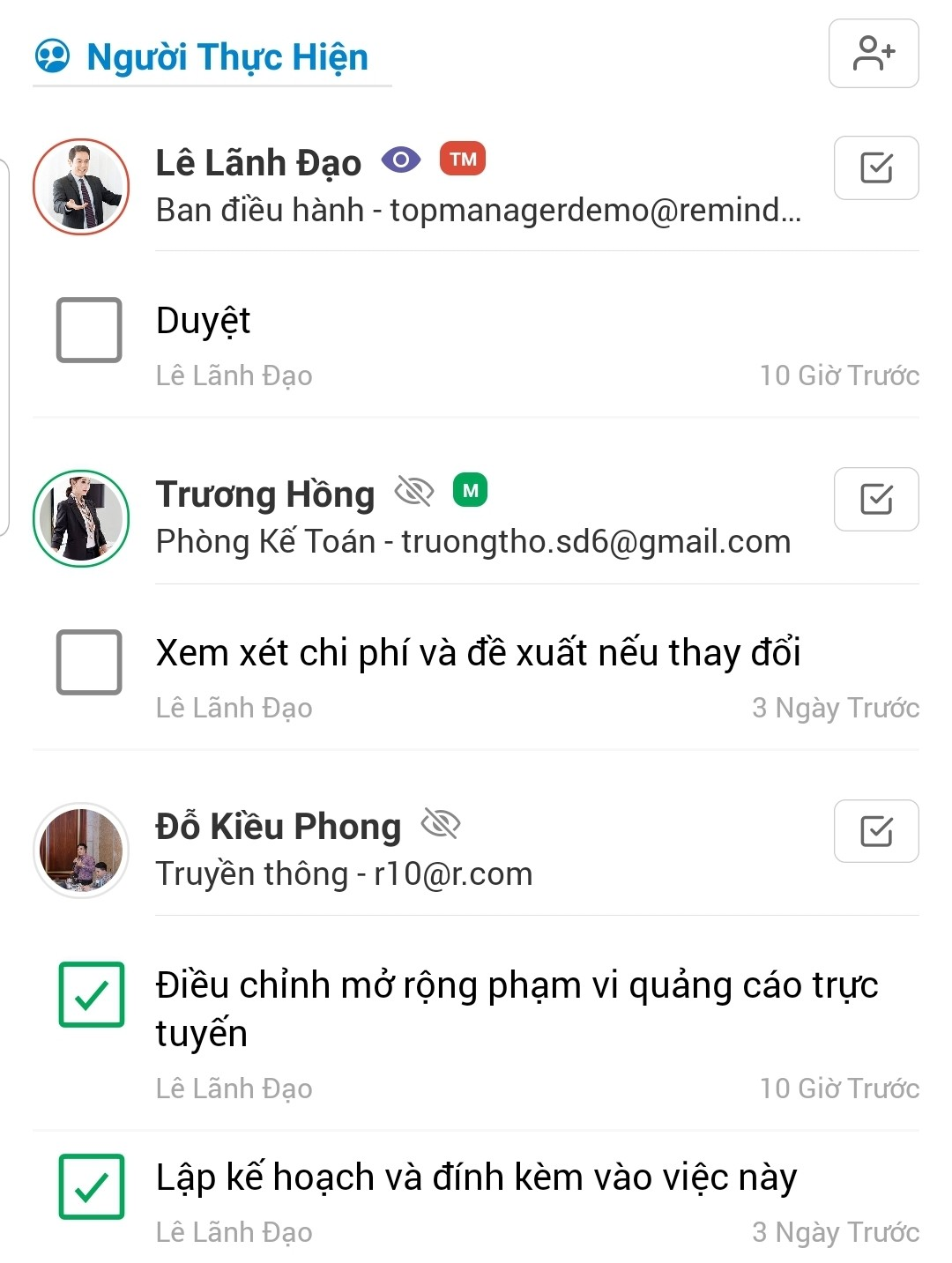 Phan cong cong viec tren mobile app